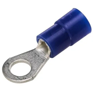 Ring connector, blue, 1.5-2.5mm² 4.3mm Series A, blister (100x),   8KW178042112 Hella