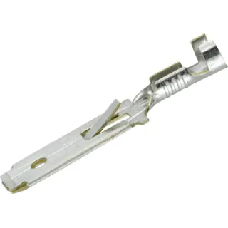 Termināla asmens vīrišķais, balts, 0,5-1 mm² 6,3x0,8 mm 6,3 mm, blisteris (100x), 8KW744832003 Hella AMP1804092