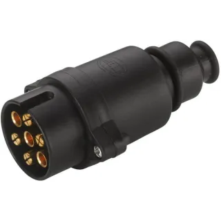 Plug - 12V - 7-pin connector - Plug: Blade Terminal  8JA001930041 Hella