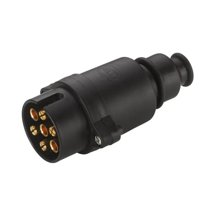 Plug - 12V - 7-pin connector - Plug: Blade Terminal  8JA001930041 Hella