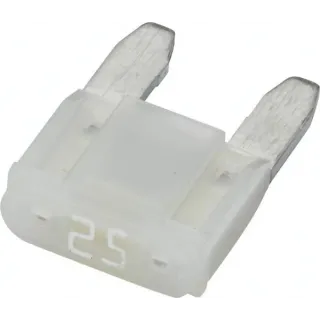 Fuse Mini blade 32V 25A Length 16.3mm white Pack 10x   8JS728596242 Hella