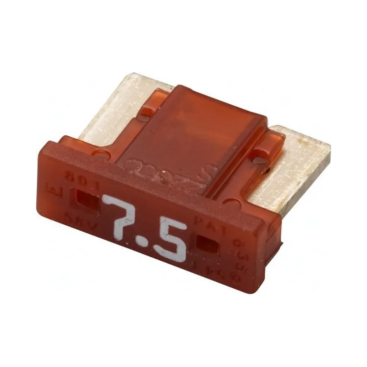 Drošinātājs Mini lāpstiņa Zems 7,5A Garums 8,4mm brūns Iepakojums 5x 8JS728596302 Hella