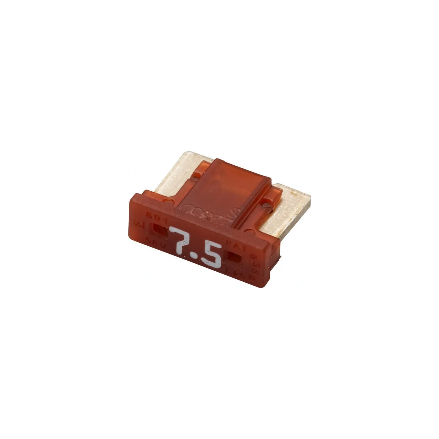 Drošinātājs Mini lāpstiņa Zems 7,5A Garums 8,4mm brūns Iepakojums 5x 8JS728596302 Hella