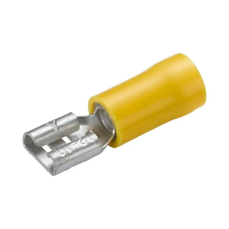 Terminal blade female, yellow, 4-6mm² 6.3x0.8mm, blister (50x),   8KW044023003 Hella