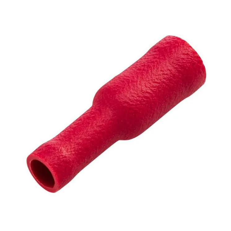 Bullet connector female, red, 0.5-1mm² 4mm Series A, blister (10x),   8KW045145812 Hella