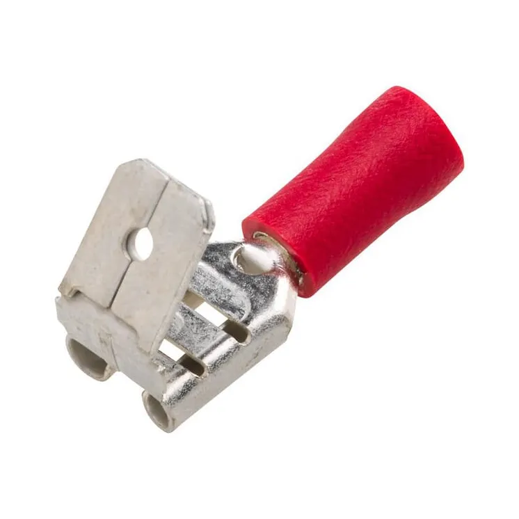 Terminal blade female, red, 0.5-1mm² 6.3x0.8mm, blister (50x),   8KW700143003 Hella