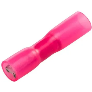 Terminal blade female, red, 0.5-1mm² 2.8x0.8mm, blister (25x),   8KW744761003 Hella