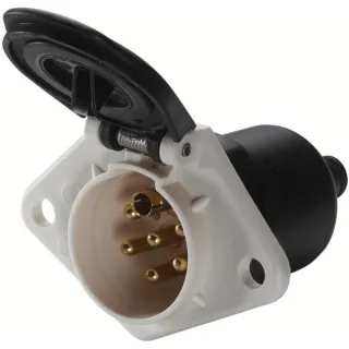 Socket 7 pin screw contact  8JB008085011 Hella