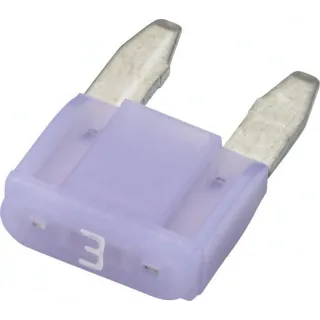 Fuse Mini blade 32V 3A Length 16.3mm purple Pack 10x   8JS728596182 Hella