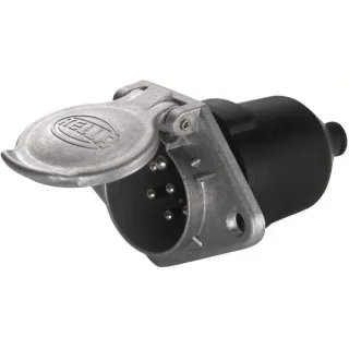 Socket 7 pin metal blade terminal  8JB003833011 Hella