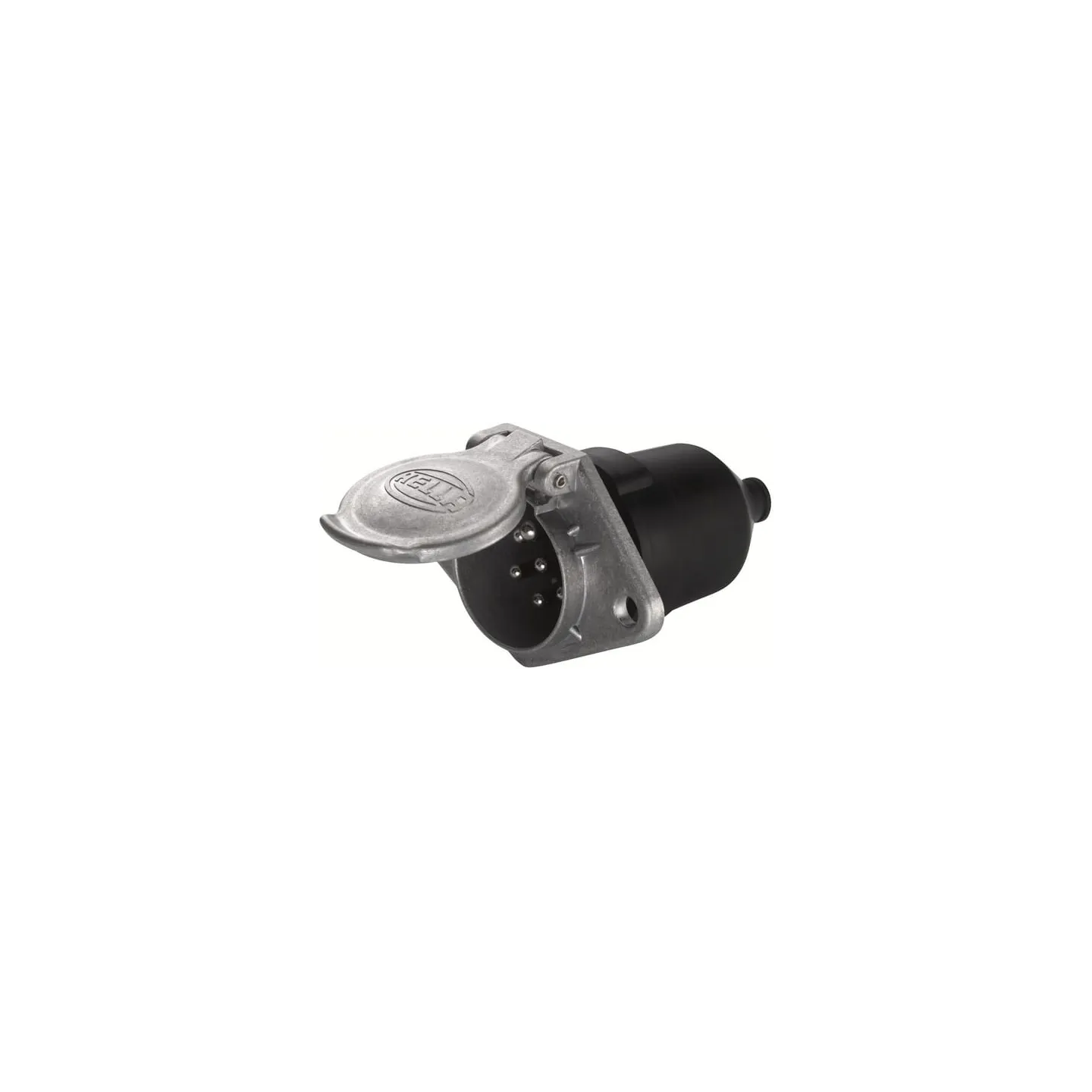 Socket 7 pin metal blade terminal  8JB003833011 Hella
