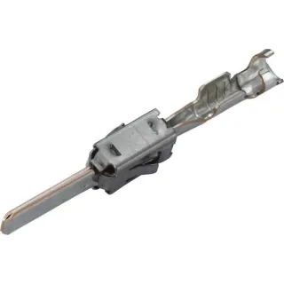 Terminal blade male, white, 0.5-1mm² 2.8x0.8mm, blister (50x),   8KW863930003 Hella AMP9637481