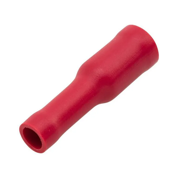 Bullet connector female, red, 0.5-1mm² 4mm Series A, blister (50x),   8KW045145003 Hella