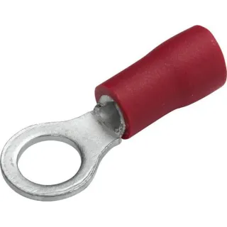 Ring connector, 5.3mm Series A, red, 0.5-1mm² blister (100x),   8KW044291003 Hella