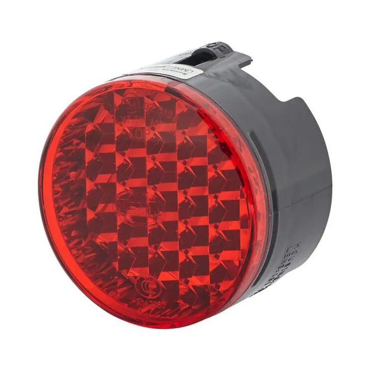Reflector, 66/70mm, red,  H:42.2mm, screw-on M4x12,   8RA009001031 Hella