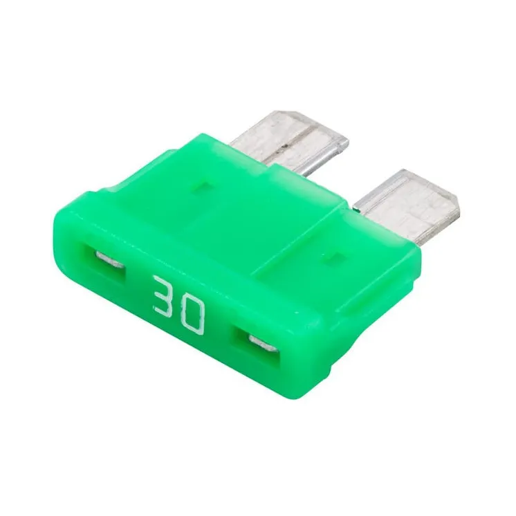 Drošinātājs Standarta lāpstiņa 12V 30A Garums 18,8mm zaļš iepakojums 10x 8JS711683132 Hella