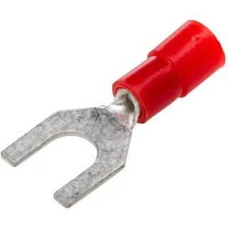 Fork terminal, 5.3mm red, 0.5-1.5mm² Series A, blister,   8KW178045012 Hella