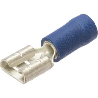 Terminal blade female, blue, 1.5-2.5mm²,   8KW044022003P001 Hella