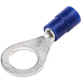 Ring connector, blue, 1.5-2.5mm² 8.4mm Series A, blister (50x),   8KW178042142 Hella