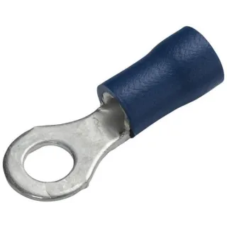 Ring connector, blue, 1.5-2.5mm² 4.3mm Series A, blister (100x),   8KW044028003 Hella