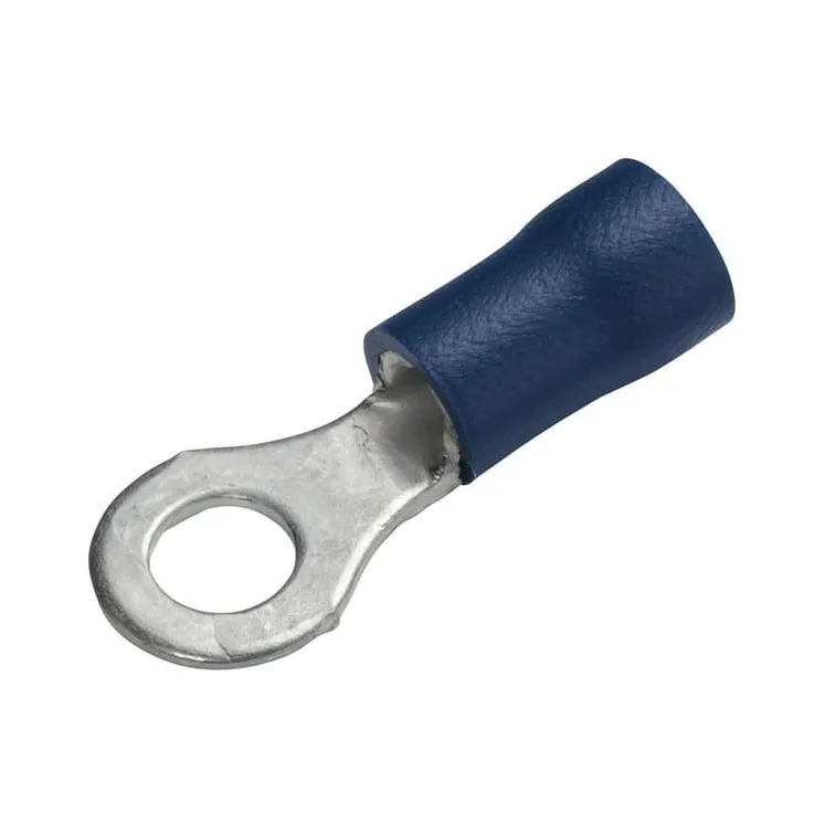 Ring connector, blue, 1.5-2.5mm² 4.3mm Series A, blister (100x),   8KW044028003 Hella