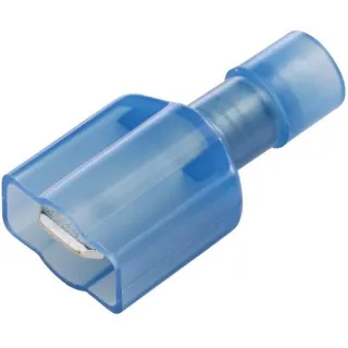 Terminal blade male, blue, 1.5-2.5mm² 6.3x0.8mm Series A, blister (50x),   8KW744704003 Hella