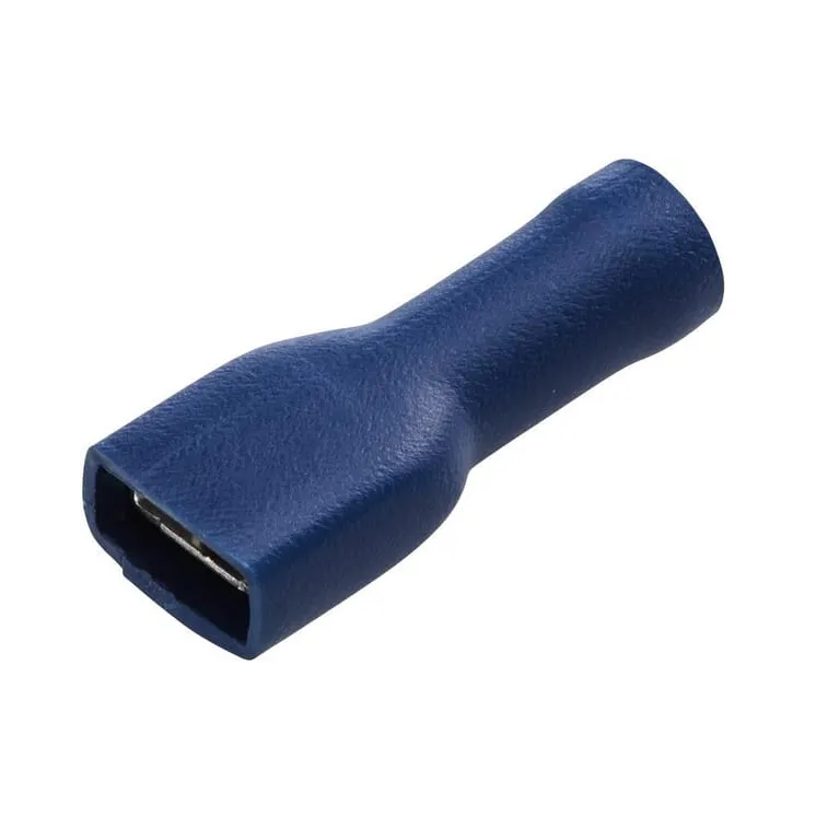 Terminal blade female, blue, 1.5-2.5mm² 6.3x0.8mm, blister (50x),   8KW708374003 Hella