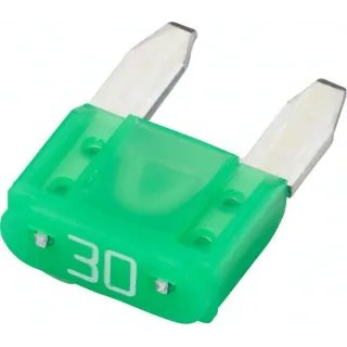 Fuse Mini blade 30A Length 10.9mm green Pack 50x   8JS728596171 Hella