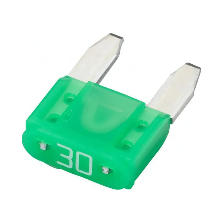 Fuse Mini blade 30A Length 10.9mm green Pack 50x   8JS728596171 Hella