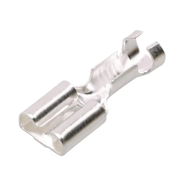 Terminal blade female, silver, 1.5-2.5mm² 6.3x0.8mm 6.3mm, blister (100x),   8KW744820003 Hella