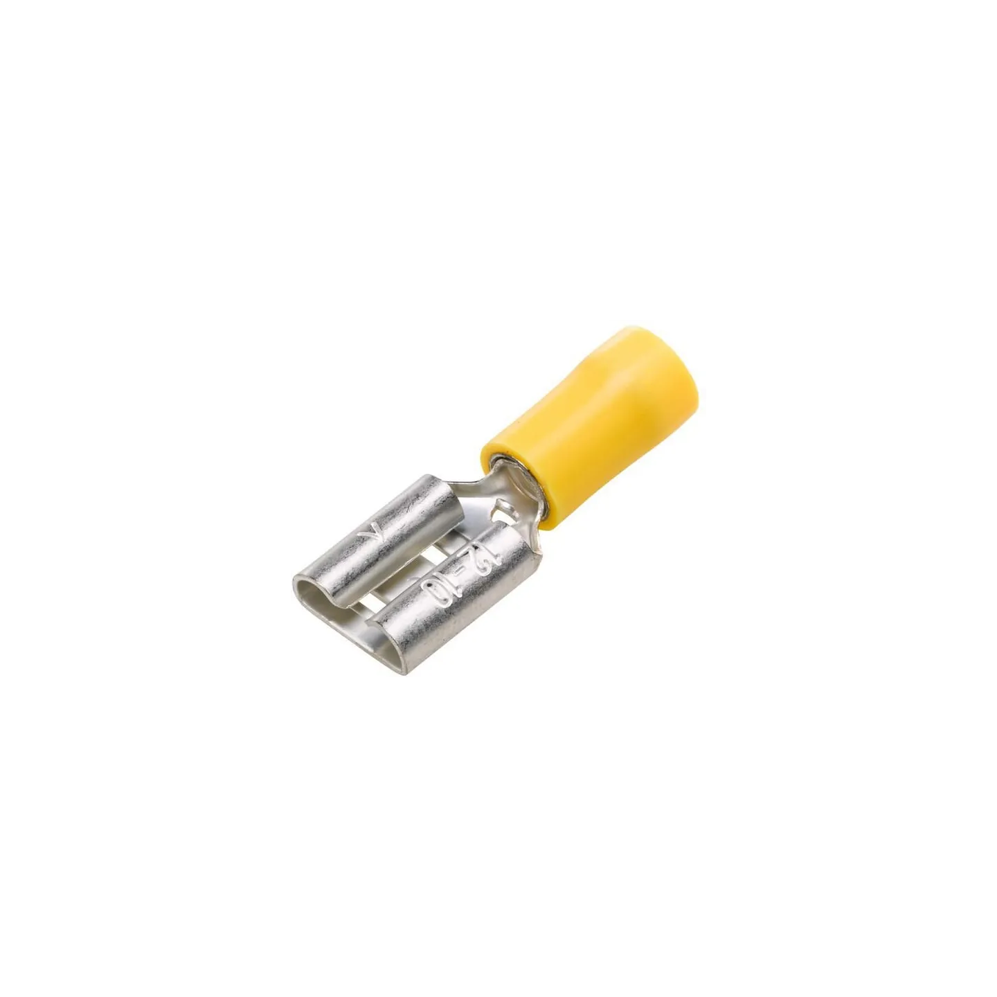 Terminal blade female, yellow, 4-6mm² 9.5x1.2mm, blister (50x),   8KW700142003 Hella