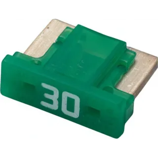 Fuse Mini blade Low 30A Length 8.4mm green Pack 5x   8JS728596352 Hella