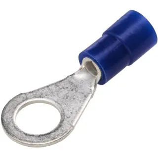 Ring connector, blue, 1.5-2.5mm² 6.5mm Series A, blister (100x),   8KW178042132 Hella