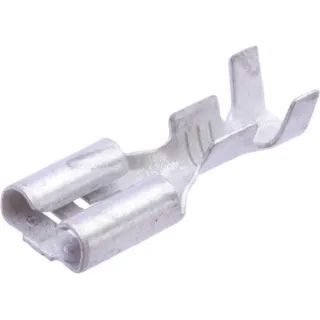 Terminal blade female, silver, 0.5-1mm² 4.8x0.8mm, blister (100x),   8KW733815003 Hella