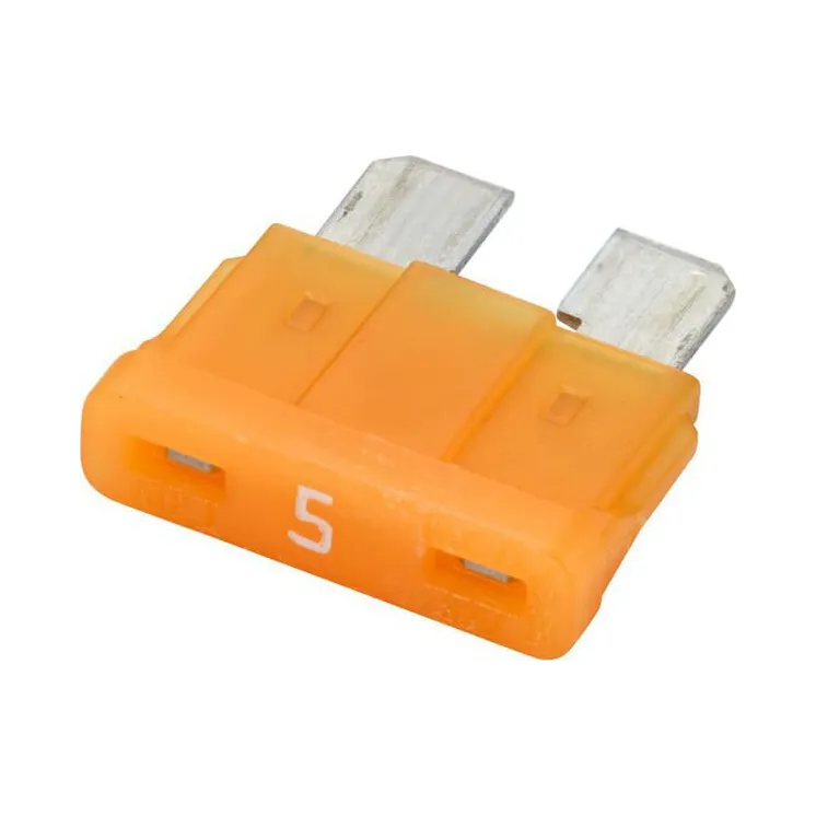 Drošinātājs Standarta lāpstiņa 12V 5A garums 18,8mm bēšs iepakojums 10x 8JS711683072 Hella