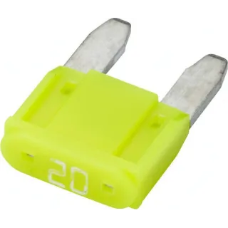 Fuse Mini blade 32V 20A Length 16.3mm yellow Pack 10x   8JS728596232 Hella