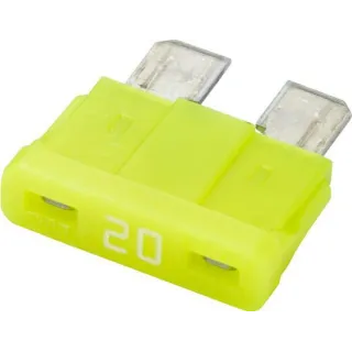 Fuse Standard blade 12V 20A Length 18.8mm yellow Pack 10x   8JS711683112 Hella