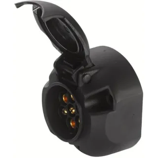 Socket K 18 7 pin DIN/ISO 1724 tin bronze  8JB001943001 Hella