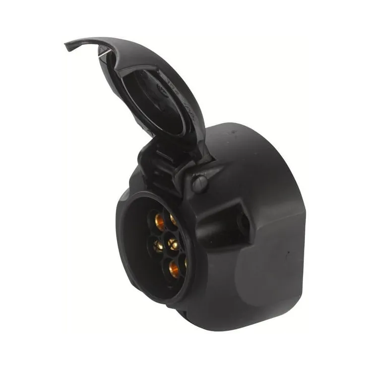 Socket K 18 7 pin DIN/ISO 1724 tin bronze  8JB001943001 Hella