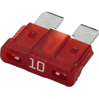 Fuse Standard blade 32V 10A Length 18.6mm red Pack 50x   8JS711686002 Hella