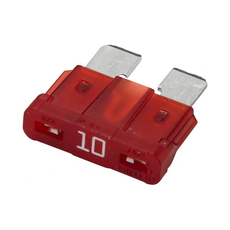 Fuse Standard blade 32V 10A Length 18.6mm red Pack 50x   8JS711686002 Hella