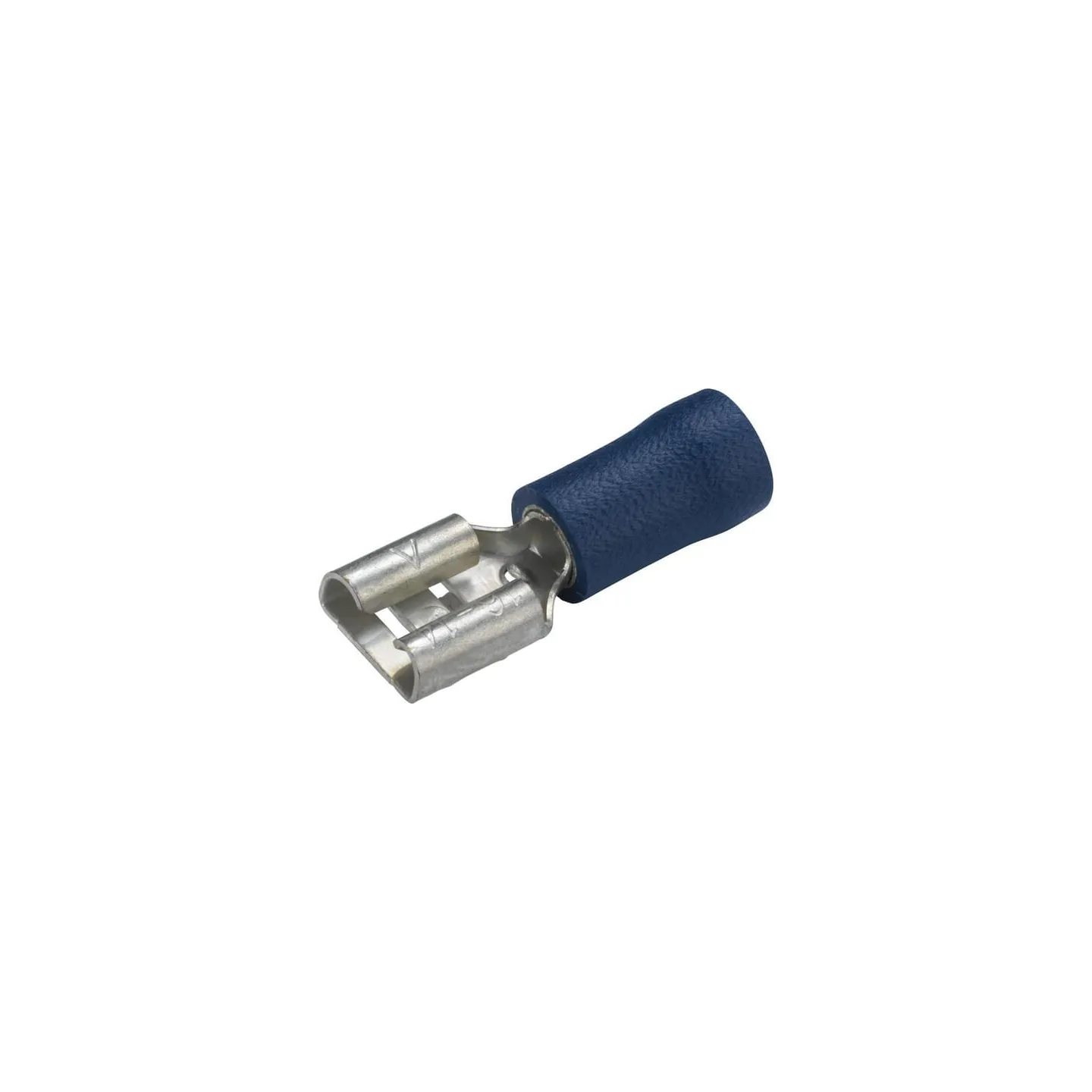 Terminal blade female, blue, 1.5-2.5mm² 6.3x0.8mm, blister (100x),   8KW044022003 Hella