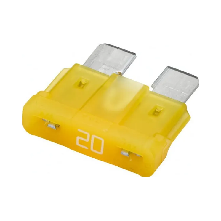 Fuse Standard blade 32V 20A Length 18.6mm yellow Pack 50x   8JS711688002 Hella