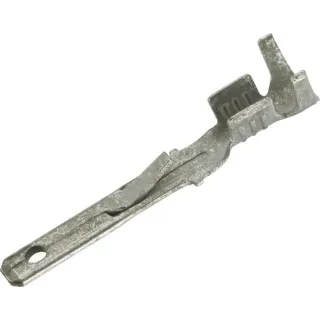 Termināla asmens tēviņš, balts, 0,5–1 mm² 6,3 x 0,8 mm 2,8 mm, blisteris (100 x), 8KW744834003 Hella
