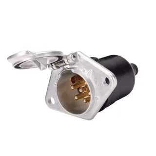 Socket 7 pin metal blade terminal  8JB003834021 Hella