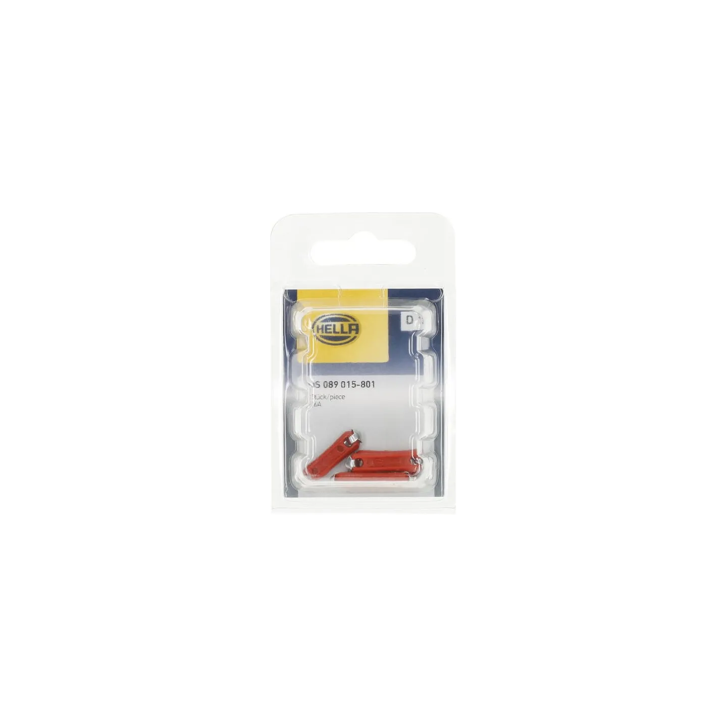 Fuse Torpedo 16A Length 25mm red Pack 5x   8JS089015801 Hella