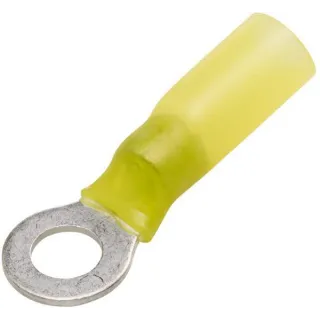 Ring connector, 6.5mm Series A, yellow, 4-6mm² blister (25x),   8KW732576003 Hella