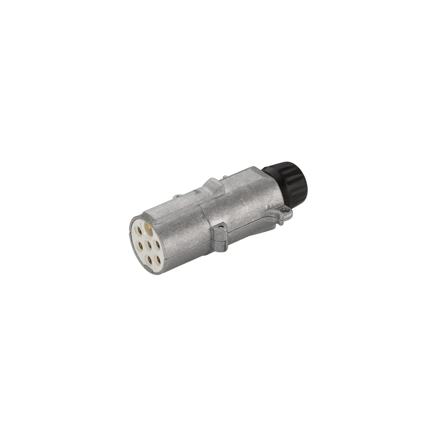 Plug 7 pin DIN/ISO 3731 blade terminal metal  8JA003832011 Hella