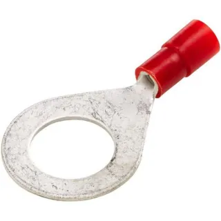 Ring connector, red, 0.5-1.5mm² 10.5mm Series A, blister (50x),   8KW178042052 Hella