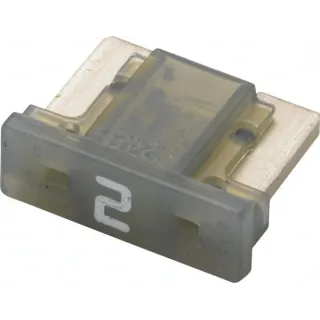 Fuse Mini blade 2A Length 8.4mm grey Pack 5x   8JS728596262 Hella